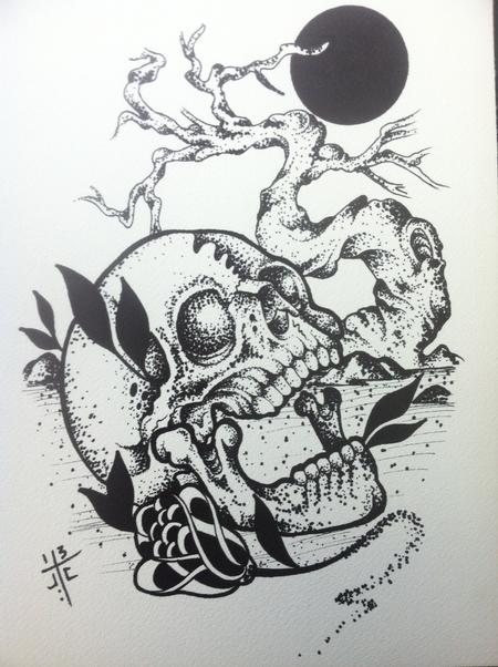 Art Galleries - Sharpie Skull - 78963